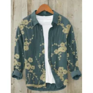 New Casual Printed Hawaiian Shirt Men - Image 6