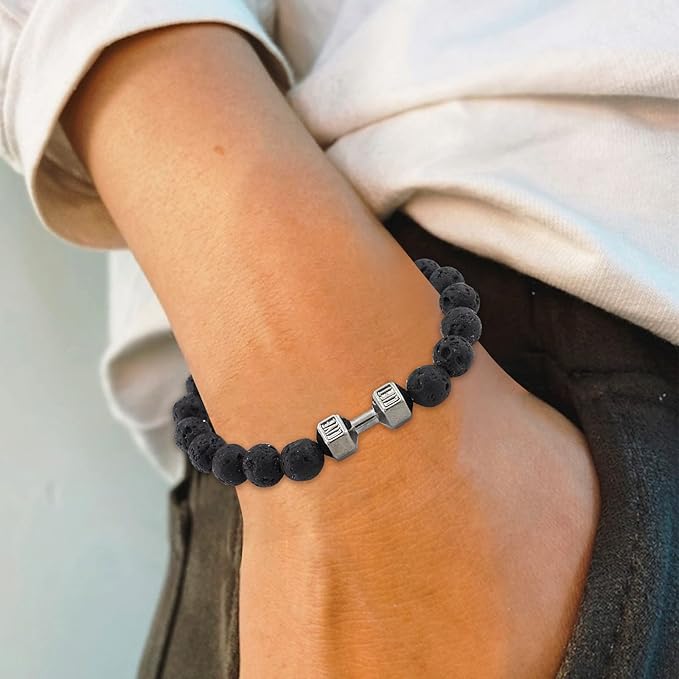 61dege-jnxL._AC_SX679_.jpg Mens Dumbbell Bracelet - Weights for Gym and Workout - Image 5