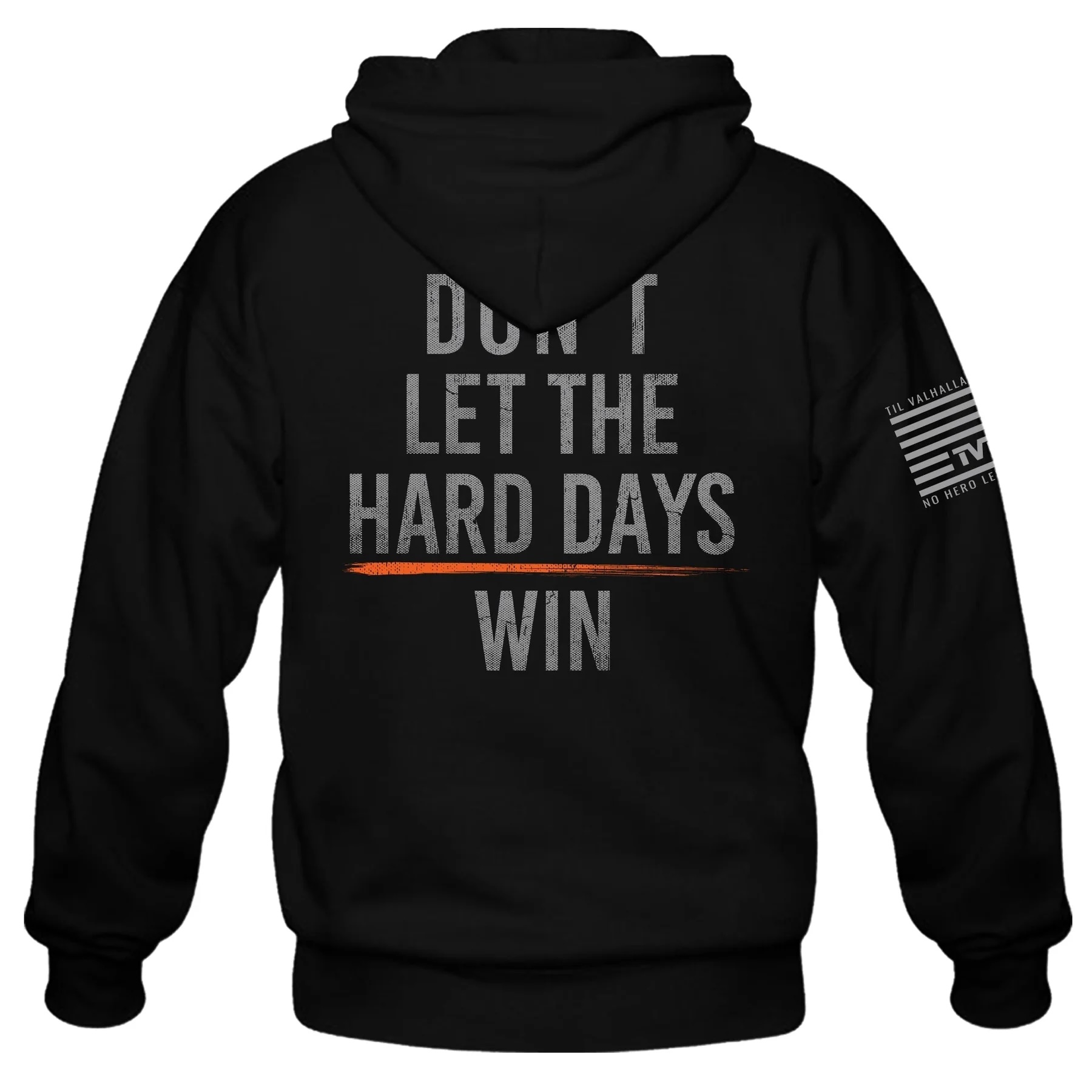 hard-days-hoodie-back.jpeg Hard Days Hoodie - Image 2